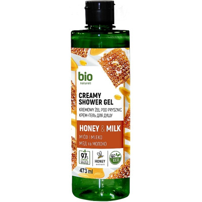 Гель для душа Bio Naturell Honey & Milk 473 мл (4820168434266)