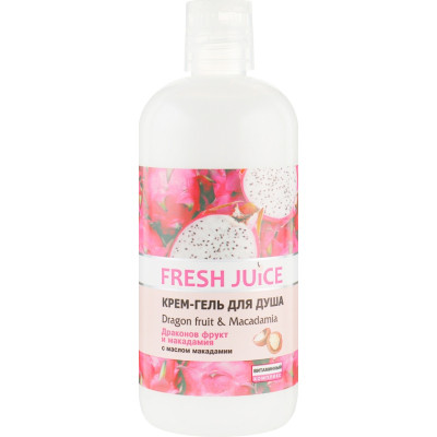 Гель для душа Fresh Juice Dragon Fruit & Macadamia 500 мл (4823015933868)