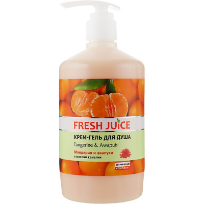 Гель для душа Fresh Juice Tangerine & Awapuhi 750 мл (4823015936173)