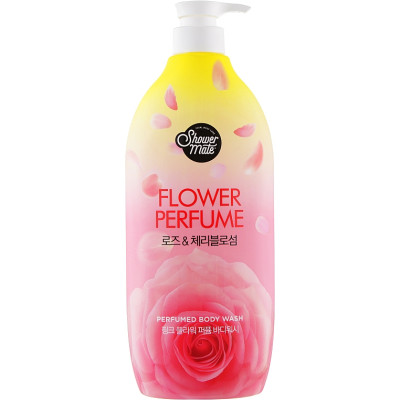 Гель для душа KeraSys Shower Mate Perfumed Rose & Cherry Blossom 900 мл (8801046259863)