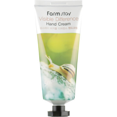 Крем для рук FarmStay Visible Difference Hand Cream Snail С муцином улитки 100 г (8809338560055)