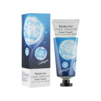 Крем для рук FarmStay Visible Difference Hand Cream Collagen С коллагеном 100 г (8809338560079)