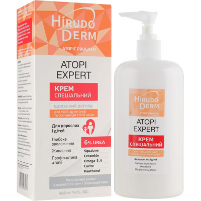 Крем для тела Біокон Hirudo Derm Atopic Program Аtopi Expert 400 мл (4820160038134)