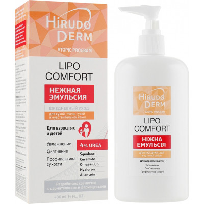 Крем для тела Біокон Hirudo Derm Atopic Program Lipo Comfort 400 мл (4820160038127)