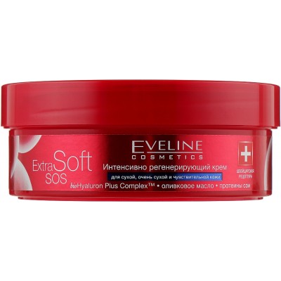 Крем для тела Eveline Cosmetics Extra Soft SOS Интенсивно регенерирующий 200 мл (5907609378996)