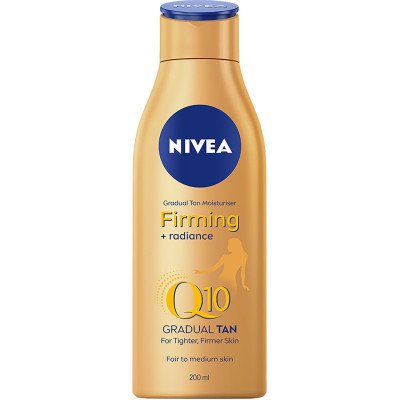 Лосьйон для тіла Nivea Q10 для пружності шкіри з ефектом природної засмаги 200 мл (4005900709004/4005900712509)