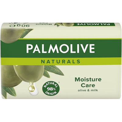 Тверде мило Palmolive Naturals Moisture Care Оливка і молочко 90 г (8693495033985)