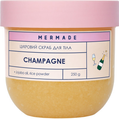 Скраб для тіла Mermade Champagne Цукровий 250 г (4820241303700)