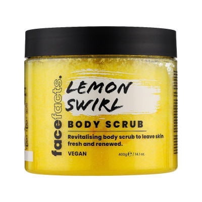 Скраб для тела Face Facts Body Scrub Lemon Swirl Лимонный вихрь 400 г (5031413938531)