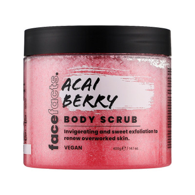Скраб для тела Face Facts Body Scrub Acai Berry Ягода асаи 400 г (5031413938517)