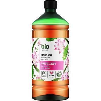 Жидкое мыло Bio Naturell Lotus & Aloe Liquid Soap Лотос и алоэ запаска 946 мл (4820168434501)