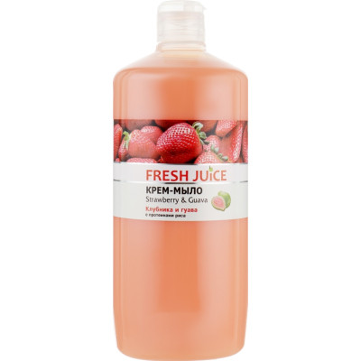 Рідке мило Fresh Juice Strawberry & Guava 1000 мл (4823015935756)