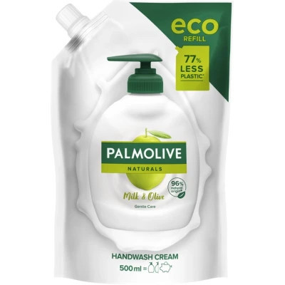 Жидкое мыло Palmolive Naturals Интенсивное увлажнение Молочко и оливка дой-пак 500 мл (8003520039545)