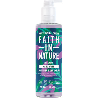 Жидкое мыло Faith in Nature Натуральное С лавандой и геранью 400 мл (708002400490)