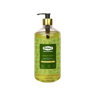 Жидкое мыло Helper Professional Green Olive 1 л (4820183972965)
