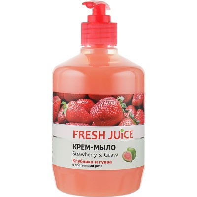 Жидкое мыло Fresh Juice Strawberry & Guava 460 мл (4823015921070)