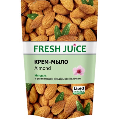 Рідке мило Fresh Juice Almond дой-пак 460 мл (4823015913280)