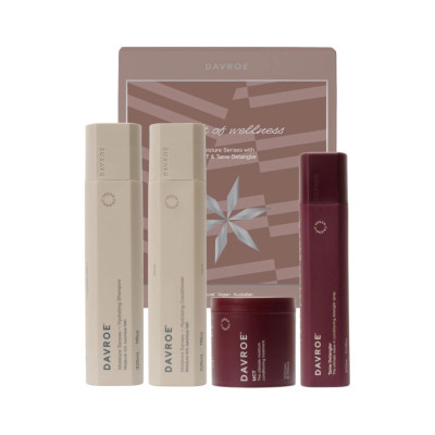 Набір косметики Davroe Moisture Senses Шампунь + Кондиціонер + Кондиціонуючий засіб + Незмивний кондиціонер (9326123011459)