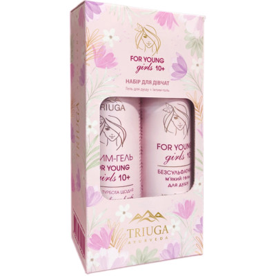 Набор косметики Triuga Ayurveda For Young Girls Гель для душа 250 мл + Интим гель 300 мл (4820164642054)