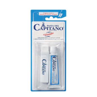 Набор косметики Pasta del Capitano Teeth Travel Kit Зубная паста 25 мл + Зубная щетка (8002140036293)