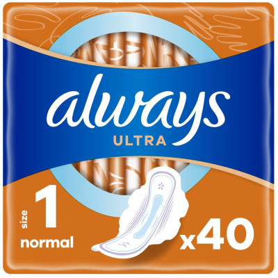 Гигиенические прокладки Always Ultra Normal (Размер 1) 40 шт. (8006540211380)