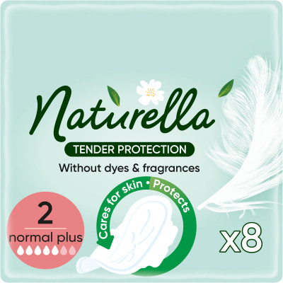 Гигиенические прокладки Naturella Нежная Защита Normal Plus (Размер 2) 8 шт. (8700216045483)