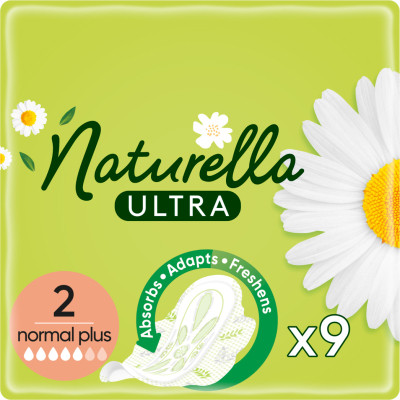 Гігієнічні прокладки Naturella Ultra Normal Plus (Розмір 2) 9 шт. (8006540098219)