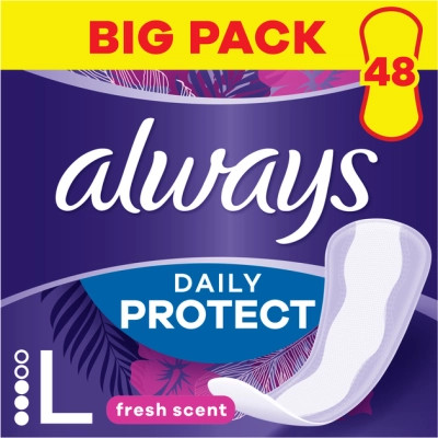 Ежедневные прокладки Always Daily Protect Long Свежий аромат 48 шт. (8700216461702)