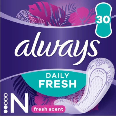 Щоденні прокладки Always Daily Fresh Normal Свіжий аромат 30 шт. (8700216461818)