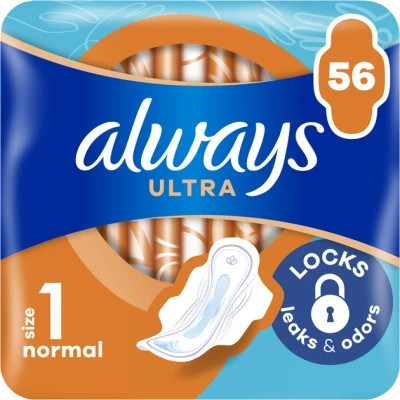 Гигиенические прокладки Always Ultra Normal (Размер 1) 56 шт. (8700216450348)