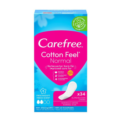 Ежедневные прокладки Carefree Cotton Fresh 34 шт. (3574661064307/3574661565071/8002110312365)