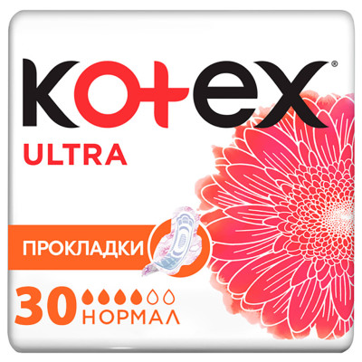 Гигиенические прокладки Kotex Ultra Normal 30 шт. (5029053569093)