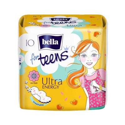 Гигиенические прокладки Bella For Teens Ultra Energy 10 шт. (5900516302405)