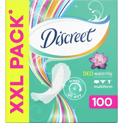 Ежедневные прокладки Discreet Deo Water Lily 100 шт (8001090162274)