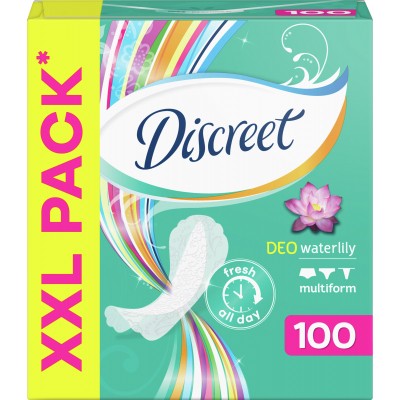 Ежедневные прокладки Discreet Deo Water Lily 100 шт (8001090162274)