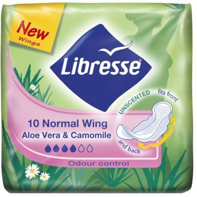 Гигиенические прокладки Libresse Ultra Normal Aloe Vera & Camomile 10 шт (7322540344059)