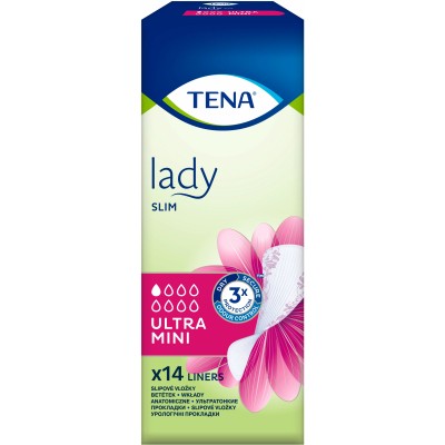 Урологические прокладки Tena Lady Slim Ultra Mini 14 шт. (7322540013658/7322541115832)