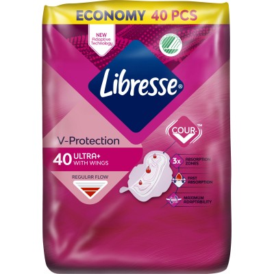 Гігієнічні прокладки Libresse Ultra Normal Soft 40 шт (7322540235876)