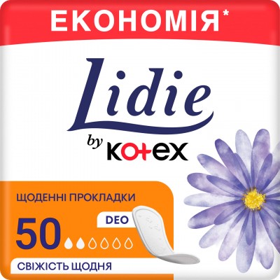 Ежедневные прокладки Lidie Deo Normal 50 шт. (5029053540214)