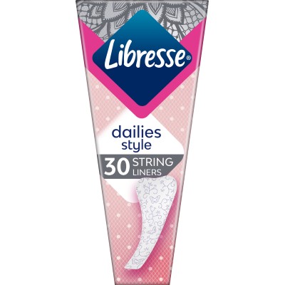 Ежедневные прокладки Libresse Daily Fresh String 30 шт. (7310791193892)