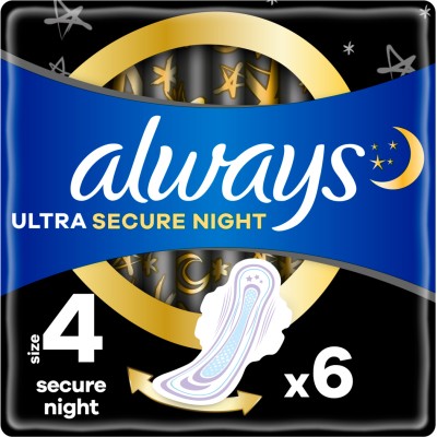 Гигиенические прокладки Always Ultra Secure Night (Размер 4) 6 шт. (8001841733050)