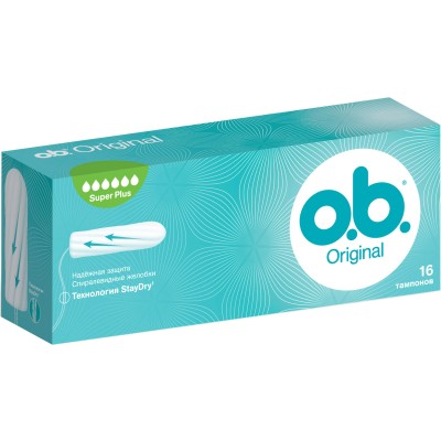 Тампоны o.b. Original Super Plus 16 шт. (3574660089356)