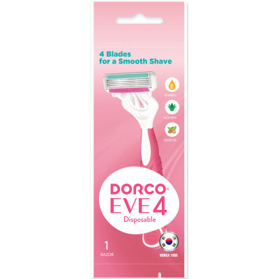 Бритва Dorco EVE 4 Disposable для женщин 4 лезвия 1 шт. (8801038584508)