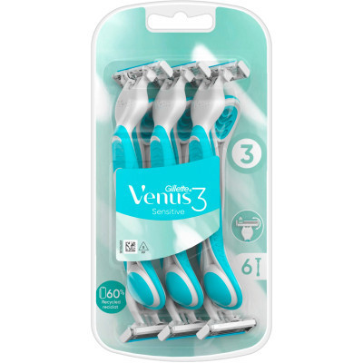 Бритва Gillette Venus 3 Sensitive 6 шт. (7702018487158)