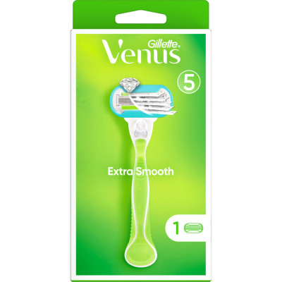 Бритва Gillette Venus Extra Smooth з 1 змінним картриджем (7702018487202/7702018323012)