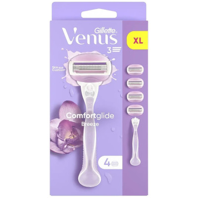 Бритва Gillette Venus ComfortGlide Breeze с 4 сменными картриджами (8700216895538)