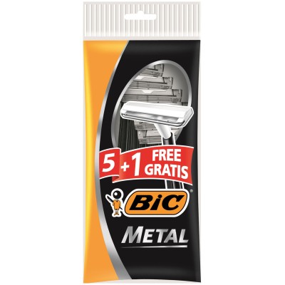 Бритва Bic Metal 5+1 шт. (3086126766171)