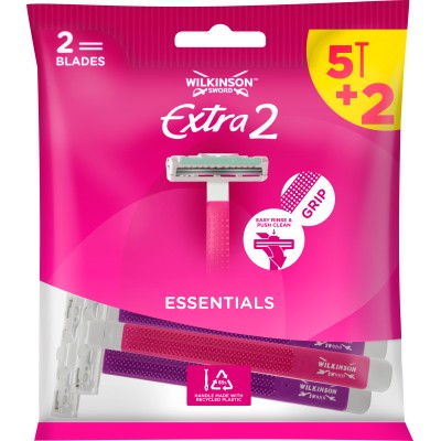 Бритва Wilkinson Sword Extra 2 Essentials Beauty 5+2 шт. (4027800576128)