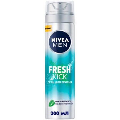 Гель для бритья Nivea Men Fresh Kick 200 мл (4005900843319)