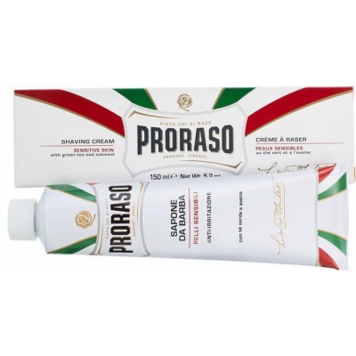 Крем для бритья Proraso с экстрактом зеленого чая и овса 150 мл (8004395001231)